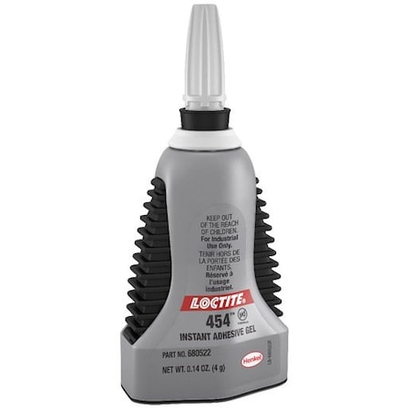 Henkel General Purpose Instant Adhesive, Surface Insensitive, Bottle, Viscous Liquid 454 0.14OZ IDH 680522